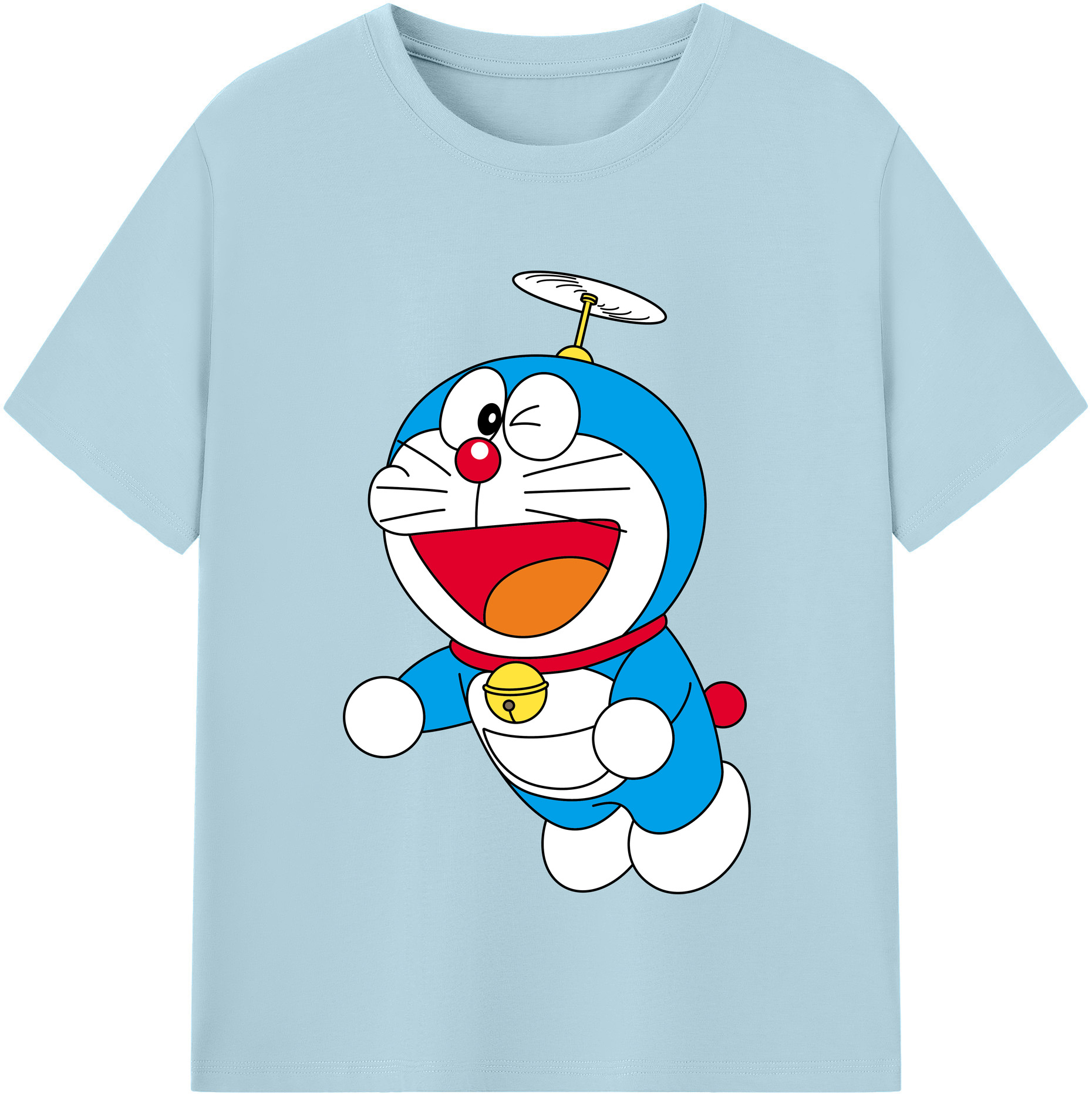 （画像用） ドラえもん Doraemon 綿100％半袖Tシャツ（フロントプリント）